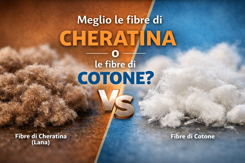 Meglio le fibre di cheratina o le fibre di cotone?